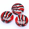 Beads,stripes damasks resin coin beads ,8x18mm flat round,red color