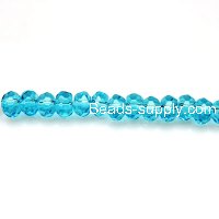 Glass Beads Faced Beads 4x6 mm A-grade