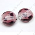 Lampwork Coin Beads 20mm