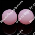 Acrylic Jelly Round Bead 12mm , Pink