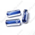 Acrylic Rectangle Beads ,Inside Color Beads 8*24mm ,Blue