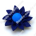 Fimo Sunflower Beads 50mm,Dark Blue