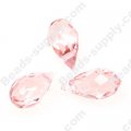 Glass beads,Teardrop,Pink 6*12mm