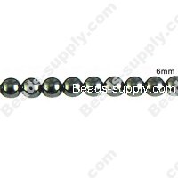 Hematite Round Beads 6 mm