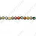 Indian Agate 4mm Round Beads