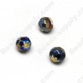 Millefiori Faceted Beads 10 mm
