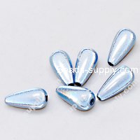 Miracle Beads Teardrop beads 6 *10mm , Lt Blue