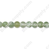 New Jade 6mm Round Beads