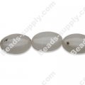 White Jade 10x14mm Oval Shape Beads