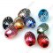 Beads,Loose beads,10*13mm Oval Aluminium Beads,colorful beads with carving, sold of 200pcs
