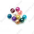 Imitation Pearl Round Bead 6mm , Mixed Color