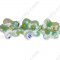 Millefiori Glass Multi-Flower Star Beads 10 mm