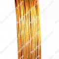 Beading wire, Tigertail, nylon-coated stainless steel,23 gauges,brown