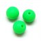 Beads,Silicon Beads,10mm Round Beads,Green