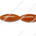 Red Aventurine 10x30mm Olive Shape Beads