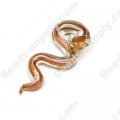 Silver Foiled Snake Pendants , Approx Size 28mm*60mm