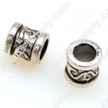 Vintage Beads ,Antique Silver, 7*8mm