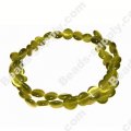 Cats Eye Coins Beads 8mm
