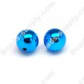 Colorful Plated Round Beads 20mm