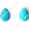 Imit.Turquoise 18x26mm Teardrop Shape Beads