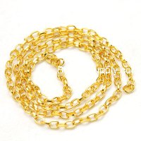 Metal Chains 3mm , gold plating