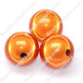 Miracle Beads Round 12mm , Orange