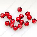 Miracle Beads Round 6mm , Red