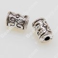 Vintage Tube Bead ,Antique Silver, 7*10mm