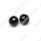 black agate(natural), 12mm faceted Round beads
