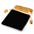Black velvet gifts bag,7x9cms