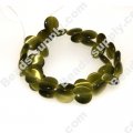Cats Eye Coins Beads 12mm