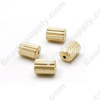 Gold Plating Beads 8x11mm
