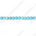 Turquoise 4mm Round Beads