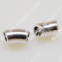 Vintage Tube Bead ,Antique Silver, 8*14mm